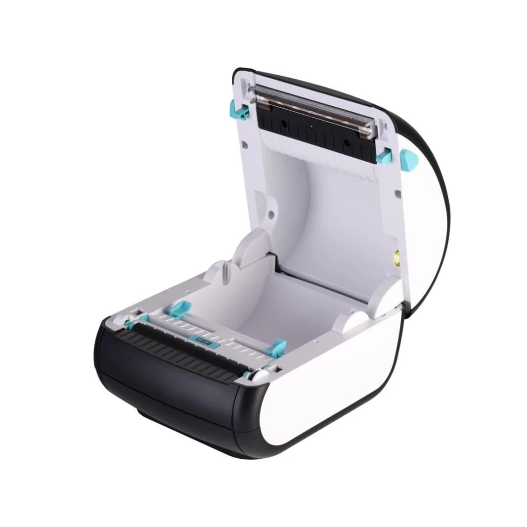 طابعة ملصقات حرارية مباشرة Sunlux LP200 بمنفذي USB وLAN