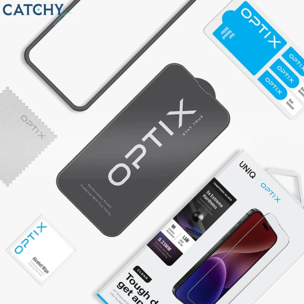 حامي شاشة كلير من UNIQ Optix للآيفون
