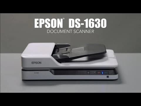 إبسون DS-1630 ماسح ضوئي مسطّح للألوان مع وحدة تغذية تلقائية للمستندات