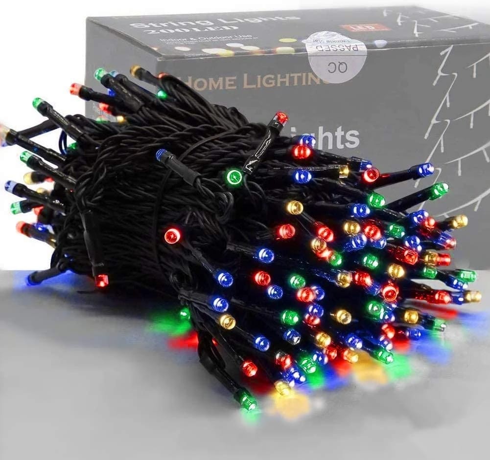 200 مصباح LED متعدد الألوان