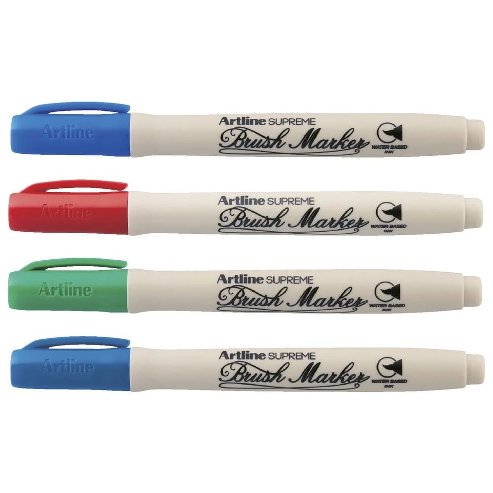 قلم تحديد ذو طرف فرشاة من Artline Supreme