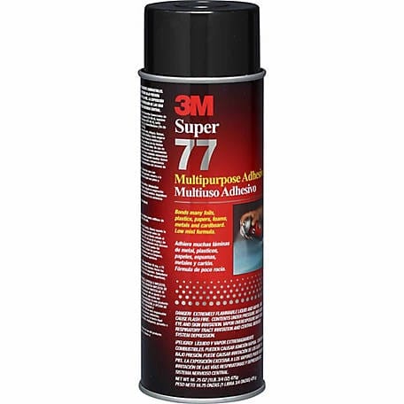 رذاذ الغراء اللاصق متعدد الأغراض 3M Super 77 - 474 جم / 16.75 أونصة.