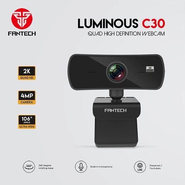 كاميرا ويب Fantech Luminous C30 2K