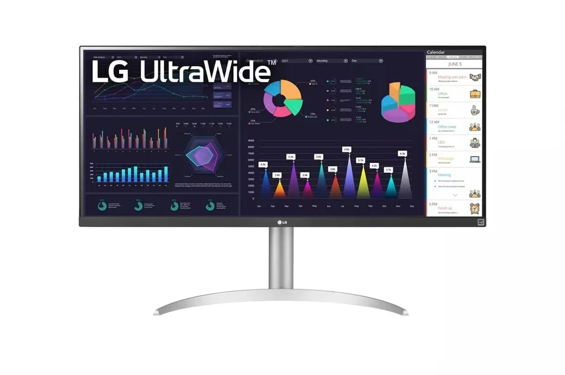 شاشة LG 34 بوصة 21:9 UltraWide™ Full HD IPS 34WQ650-B