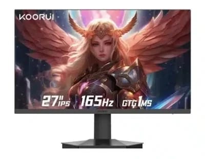 شاشة ألعاب KOORUI GN06 مقاس 27 بوصة 165 هرتز 1 مللي ثانية بدقة كاملة الوضوح IPS