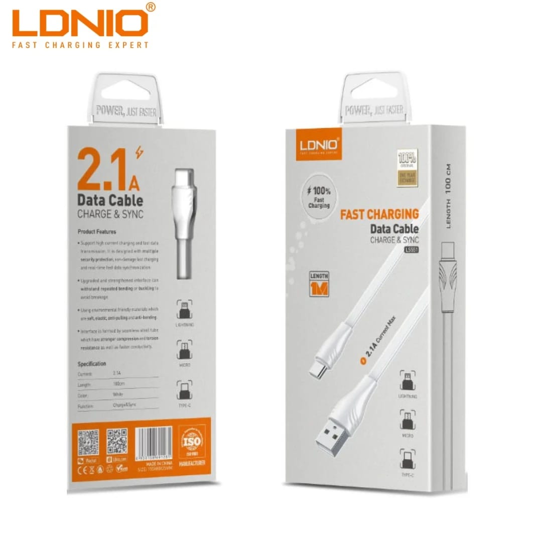 LDNIO LS551 USB DATA CABEL SAMSUNG