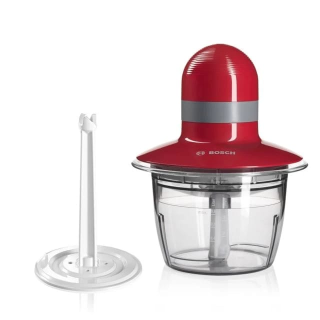 فرامة طعام بوش، 400 واط، أحمر / رمادي