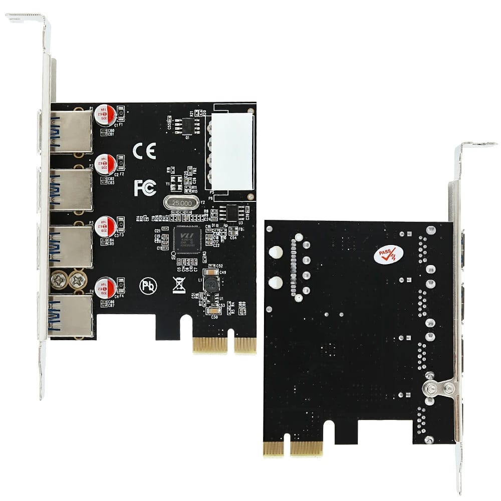 Haing PCI Express to 4 Port USB 3.0 PCI Express Card [HI-1002-PEU]