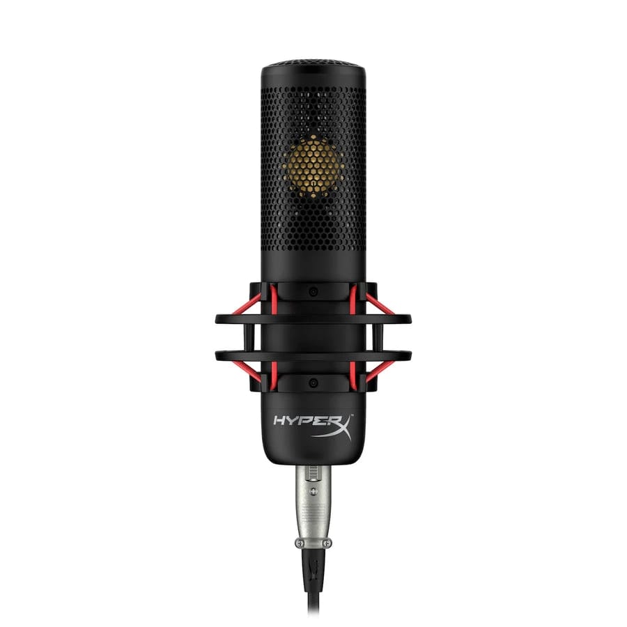 ميكروفون Procast Hyperx (اتصال XLR / Hyperx Shield Metal Pop Filter / Gold-sput-sputpriced diaphragm contenser) [699Z0AA-XC001]