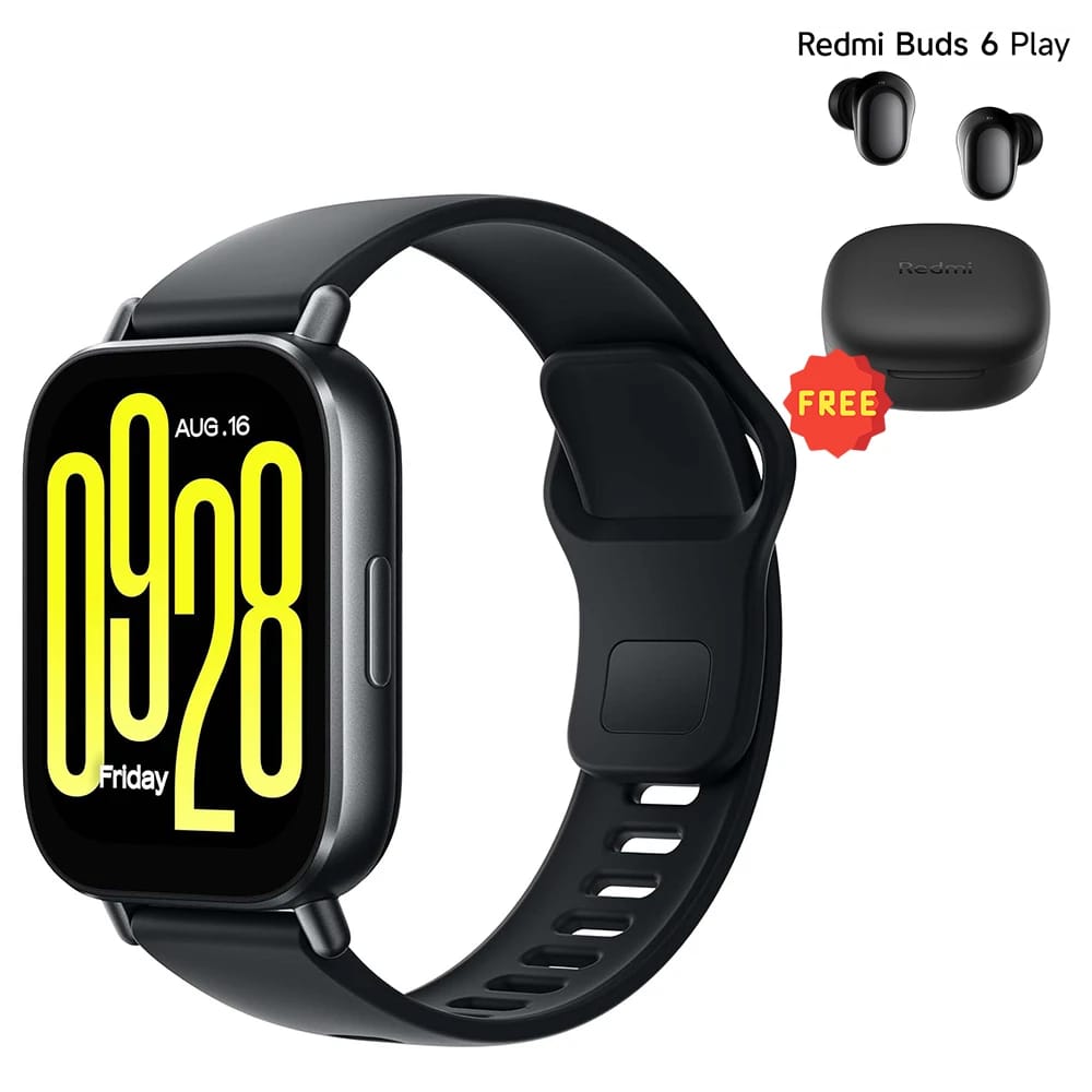 Xiaomi Redmi Watch 5 Active Midnight Black BR8784GL + With Free Gift ( Xiaomi Redmi Buds 6 Play )