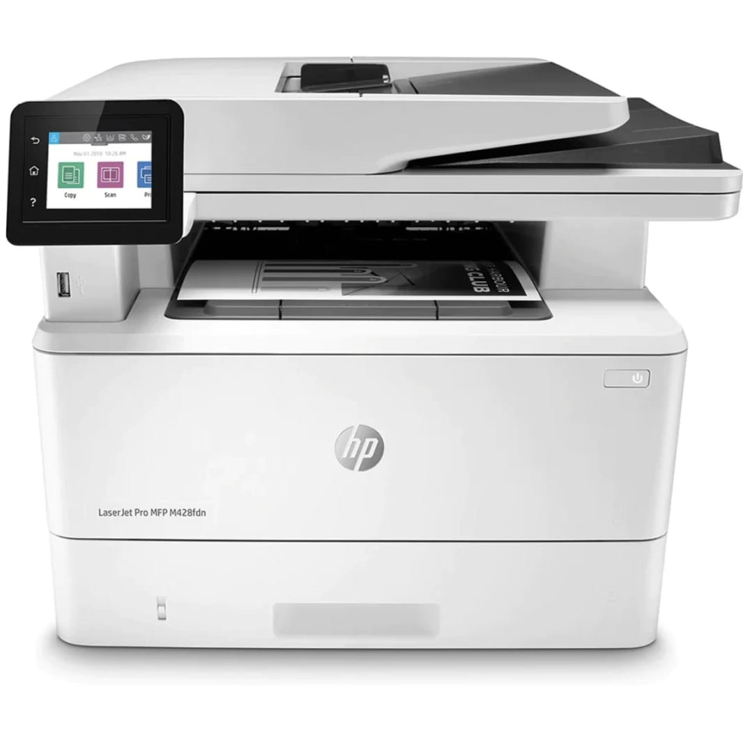 طابعة HP LaserJet Pro 4103fdn متعددة الوظائف بالأبيض والأسود، فاكس، نسخ، مسح ضوئي، بريد إلكتروني، المسح إلى بريد إلكتروني