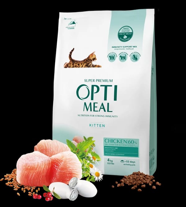 Opti وجبة القطط الدجاج 4 كجم