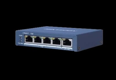 Hikvision 4 Port Gigabit Unmanaged POE DS-3E0505P-E Switch