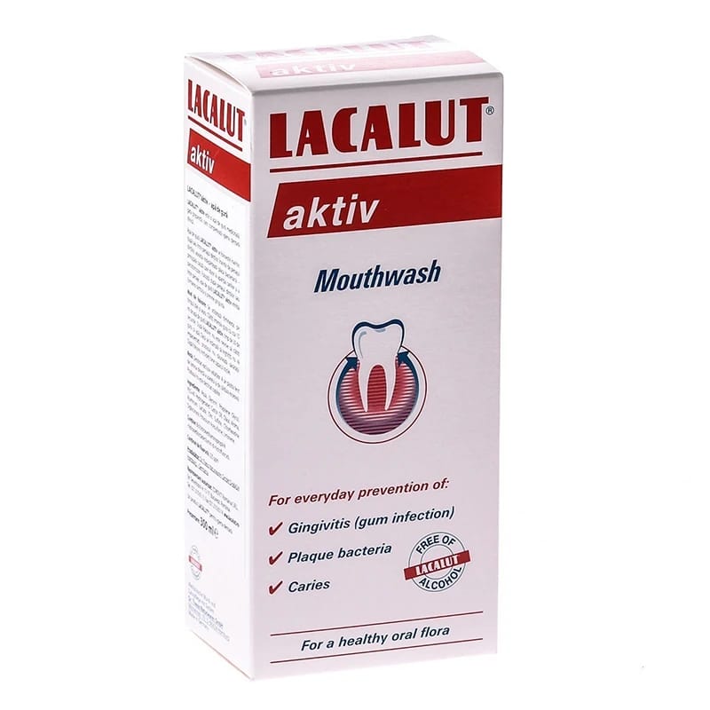 Lacalut Aktiv غسول الفم 300 مل