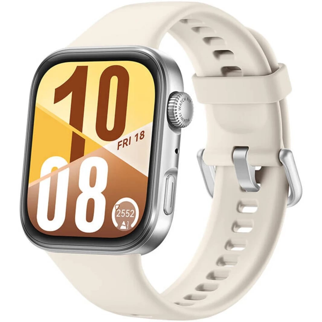 HUAWEI WATCH FIT 4 Smart Watch, 1.82" Display,100+Sports modes, Fitness Tracker, Emotional Wellbeing Assistant, up to 10 Day Battery Life, iOS & Android, Huawei Care+, White