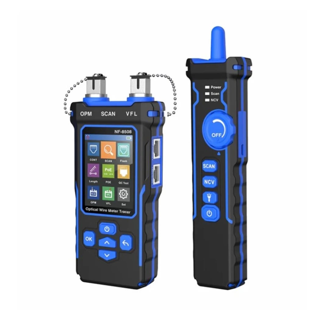 جهاز اختبار الكابلات متعدد المهام NOYAFA NF-8508 للألياف البصرية و PoE و RJ11/45