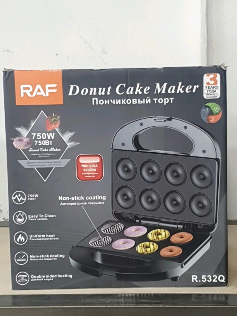 RAF جهاز صنع الكعك بالشكل الدائري، تصميم متطور للعائلات ومحبي الحلويات. مناسب للاستخدام في المنازل ومحلات بيع الحلوى.