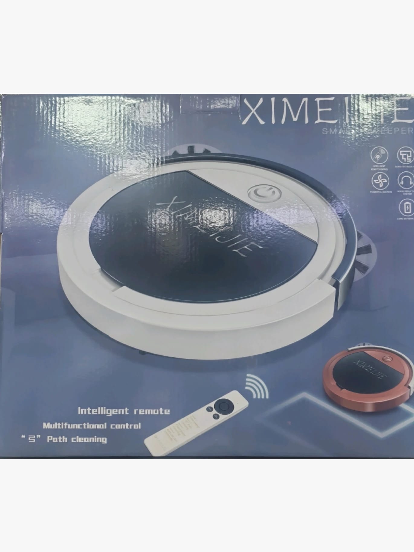 مكنسة روبوت ذكية من XIMEIJIE، تصميم حديث للاستخدام المنزلي، لتنظيف مثالي بلا مجهود، للمنازل والشقق.