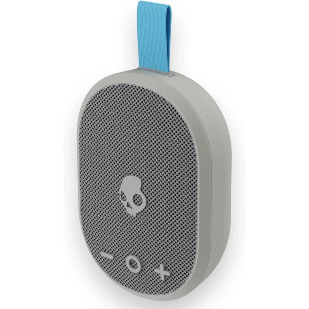 مكبر صوت Skullcandy Ounce لاسلكي محمول ومقاوم للماء - رمادي فاتح