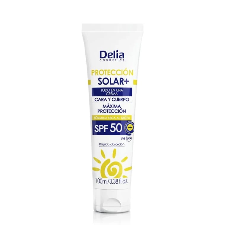 ديليا صن بروتكت - كريم للوجه بعامل حماية SPF 50 حجم 100 مل