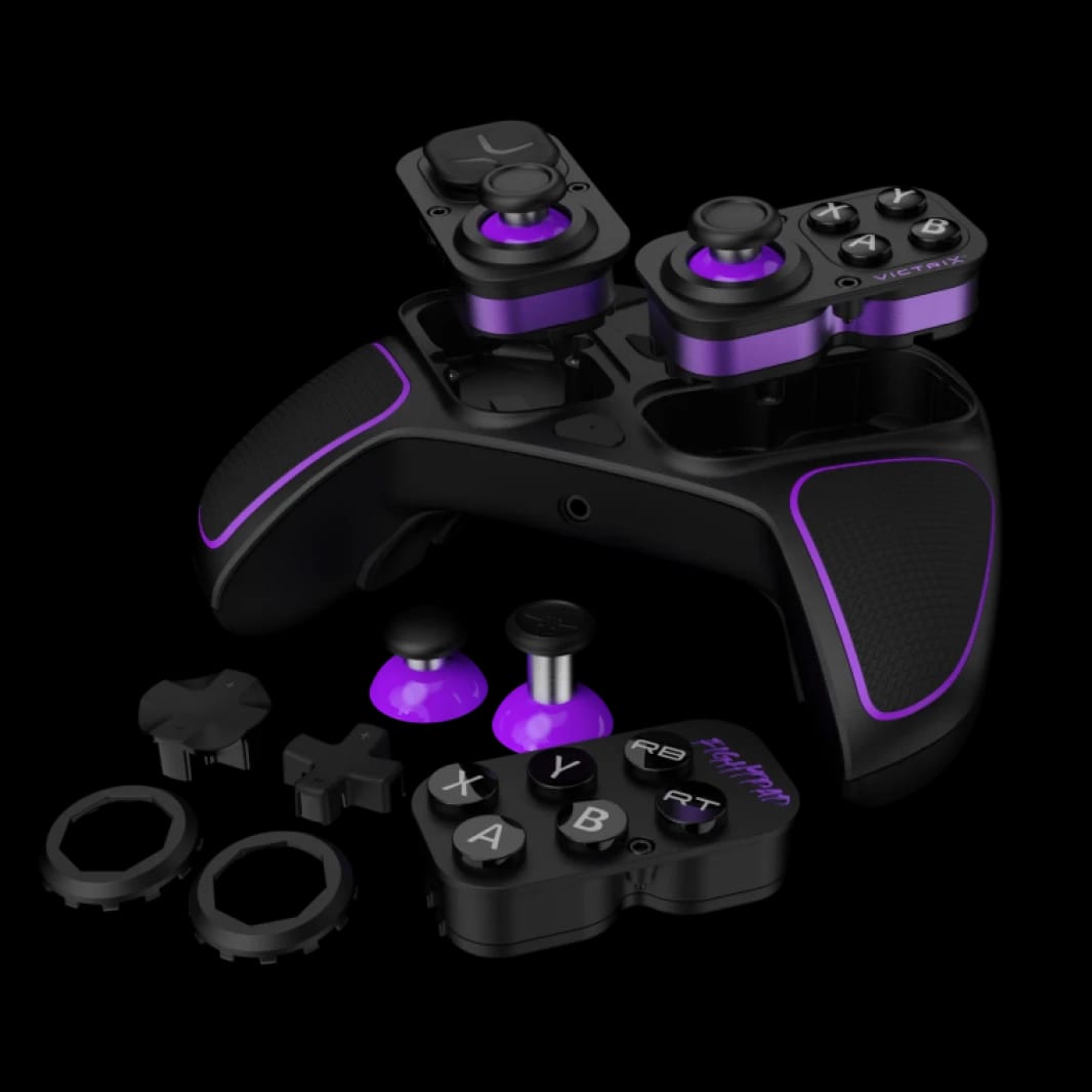 وحدة تحكم Victrix Pro Bfg اللاسلكية من Pdp لأجهزة Xbox Series X|S والكمبيوتر الشخصي - أسود