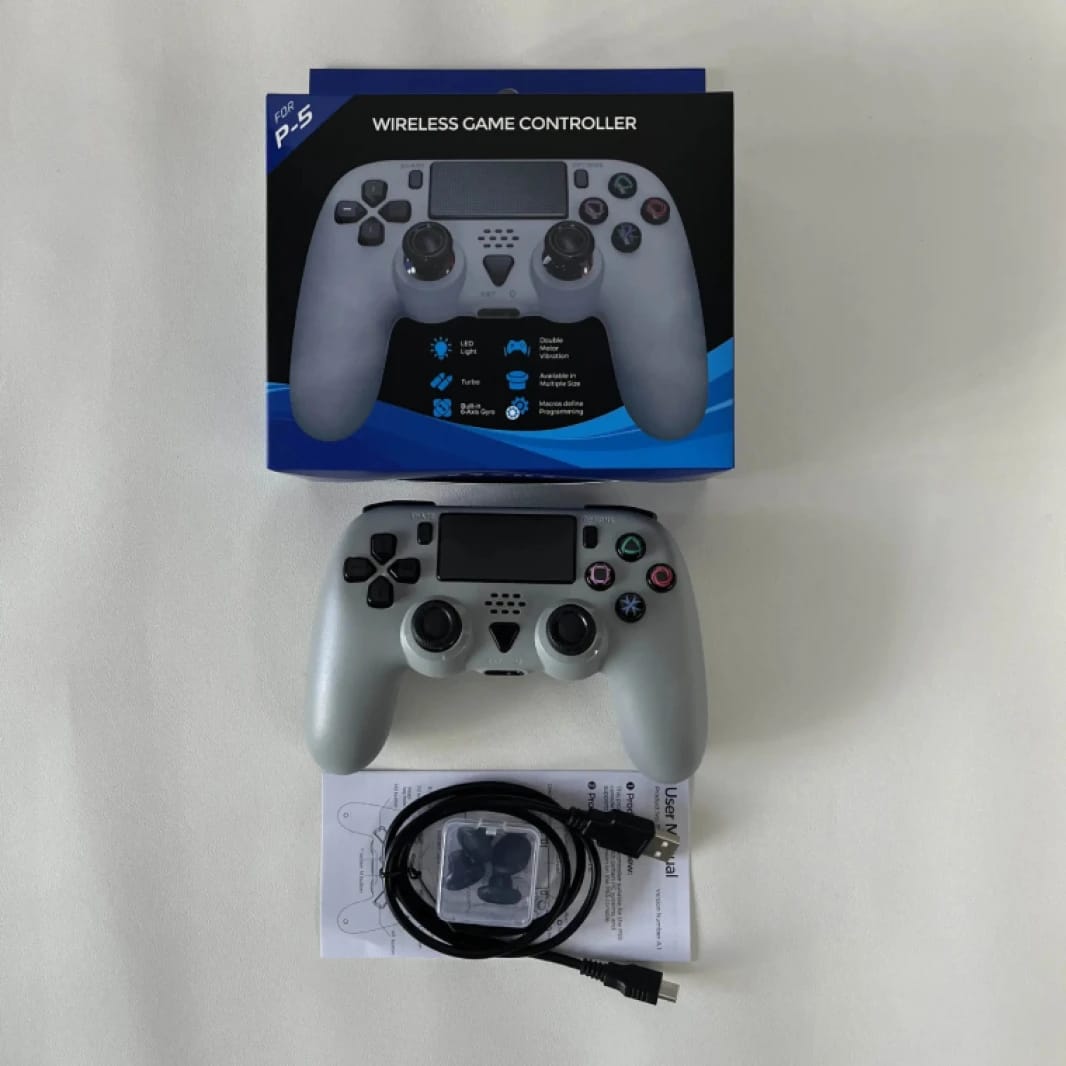 وحدة تحكم لاسلكية Dobe لجهاز PS5/PS5 Slim، يد تحكم بلوتوث عالمية لجهاز ألعاب سوني بلايستيشن 5