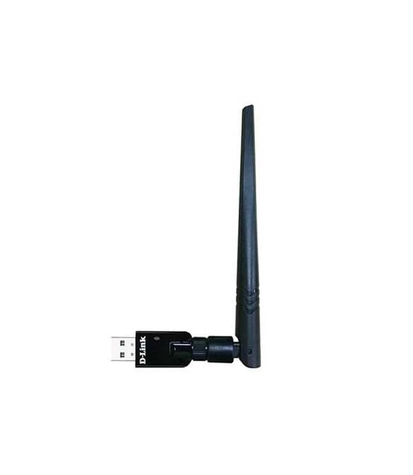 محول USB لاسلكي D-Link DWA-172 AC600 ثنائي النطاق مع هوائي خارجي قابل للفصل