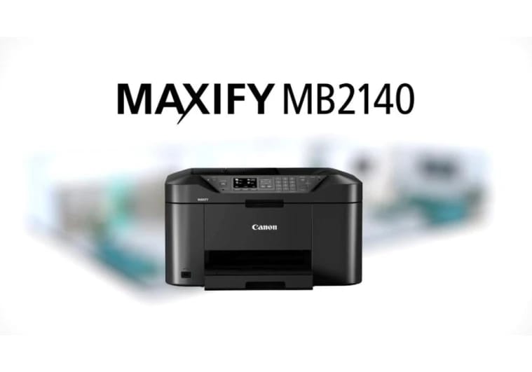 طابعة كانون ماكسيفاي MB2140، طباعة مزدوجة تلقائية على الوجهين، متعددة الاستخدامات (طابعة، ماسح ضوئي، ناسخة، فاكس) للمكاتب المنزلية - ضمان 3 سنوات