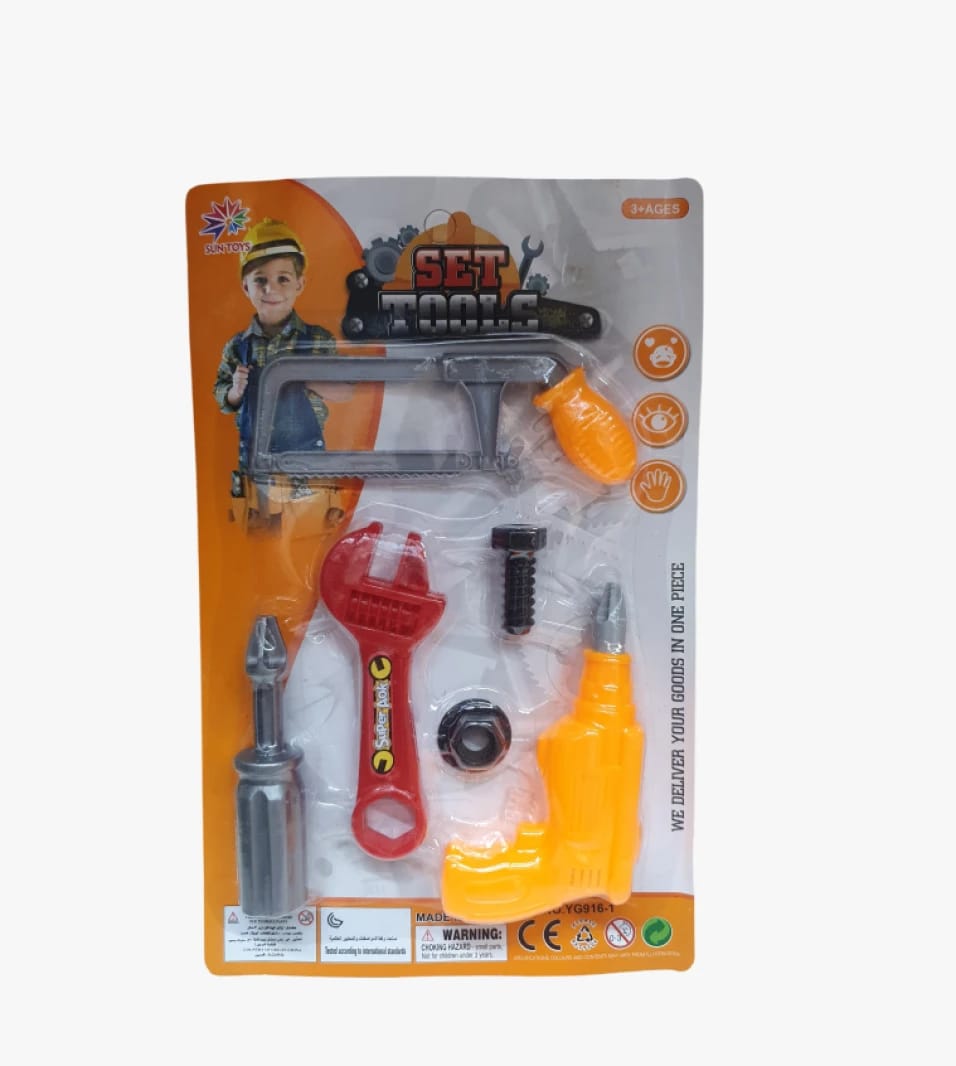 SunToys مجموعة أدوات اللعب للأطفال بتصميم ملون ومميز لعشاق الأعمال اليدوية الصغار
