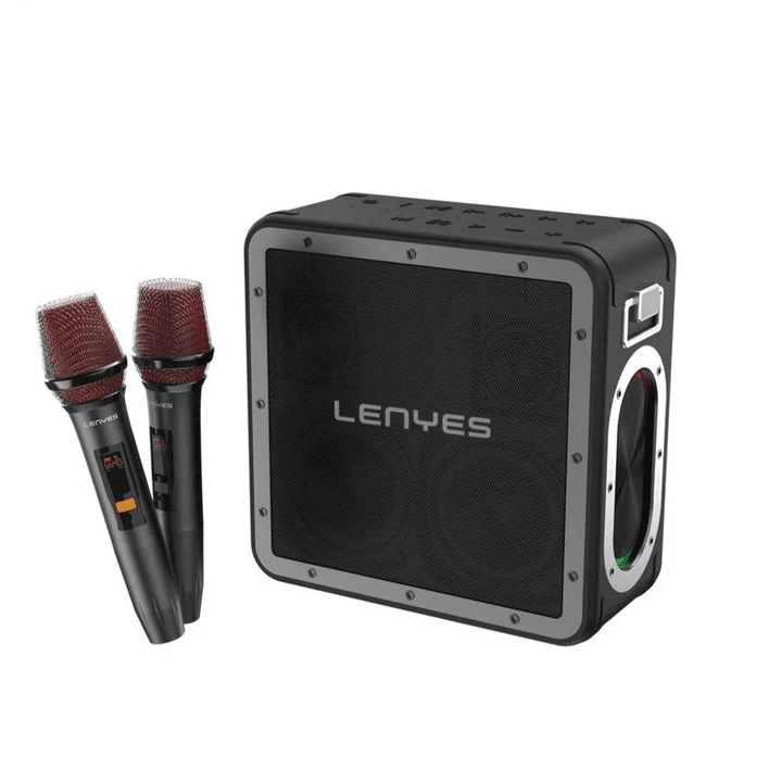 LENYES S823 – مكبر صوت لاسلكي خارجي بصوت جهير عميق وتصميم مقاوم للماء