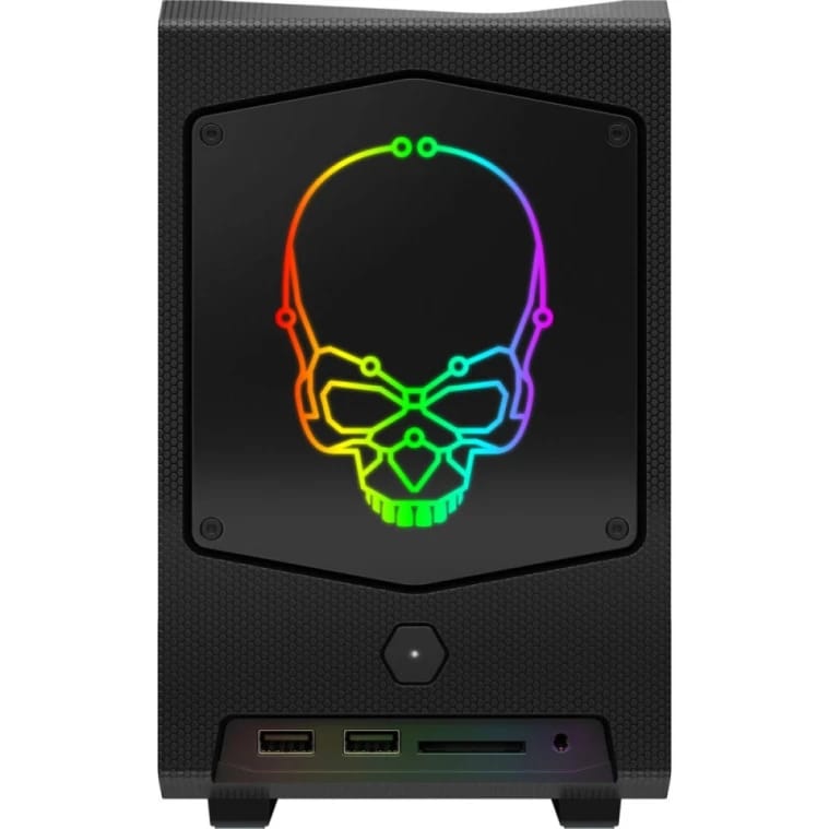 جهاز كمبيوتر مكتبي مصغر Intel NUC 11 Extreme، الجيل 11، معالج Intel Core i7 11700B ثماني النواة مع مزود طاقة ذهبي 650 واط