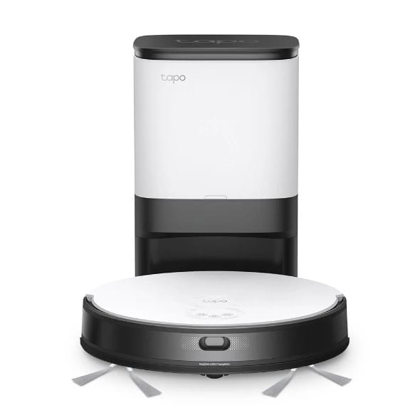 Tapo RV20 Mop Plus | مكنسة وممسحة روبوتية بنظام الملاحة MagSlim™ LiDAR + قاعدة تفريغ ذاتي ذكية