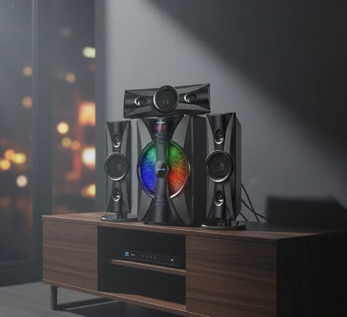 نظام مسرح منزلي أي ليانغ UF-DC6031 مع تصميم مستقبل، جودة صوت ممتازة لعشاق السينما المنزلية