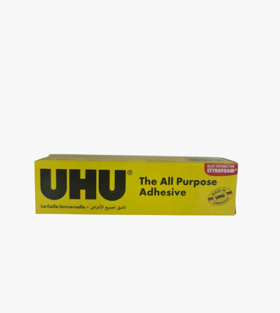 UHU اللاصق الشامل اللافت للنظر بخصائص فريدة لجميع أنواع الاستخدامات المنزلية واليدوية