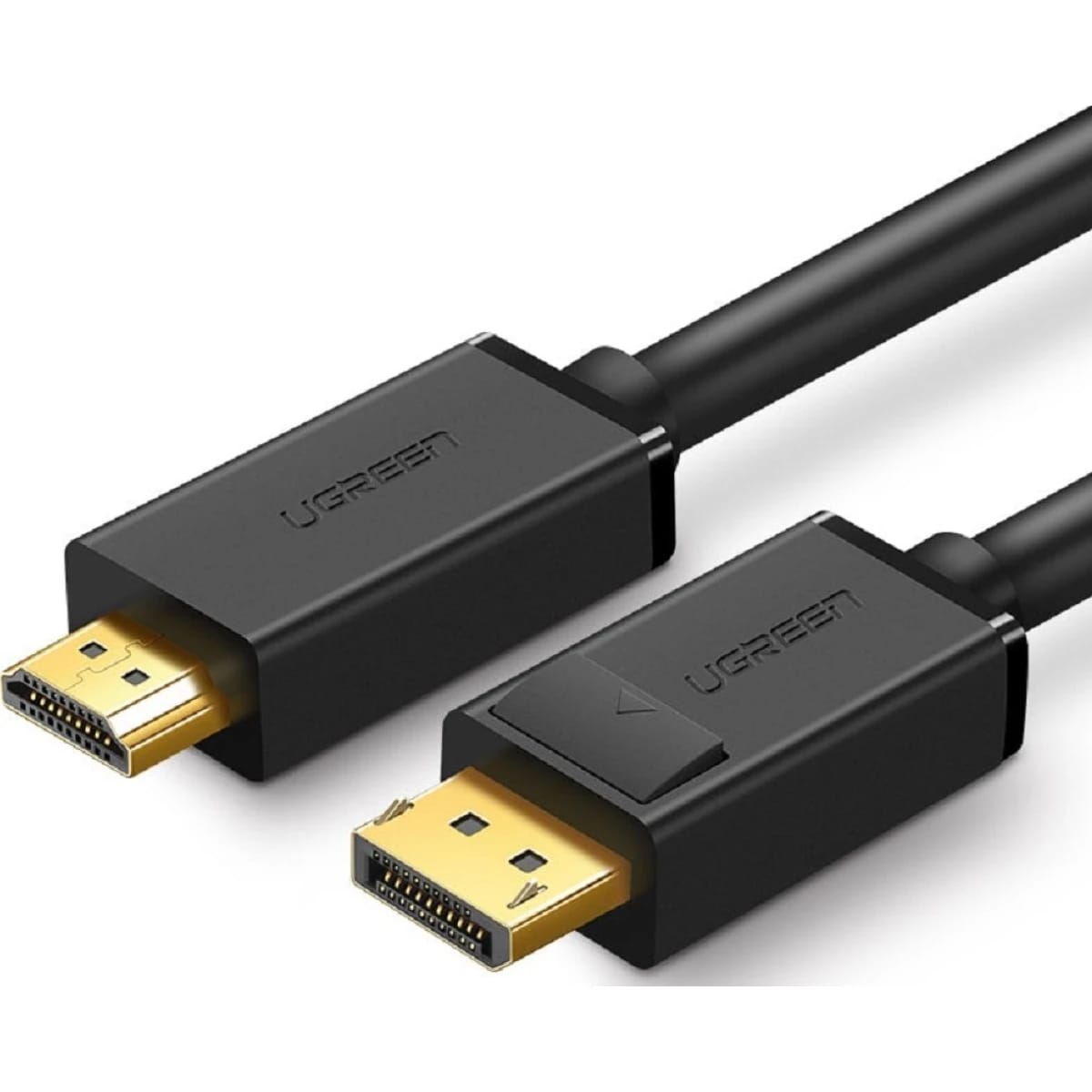 كابل UGREEN 4K UHD DP إلى HDMI، مزامنة الصوت والفيديو، دعم رؤية ثلاثية الأبعاد 4K، نقل فردي مستقر، نطاق تمرير 2.25 جيجابت في الثانية، طول 3.0 متر، أسود