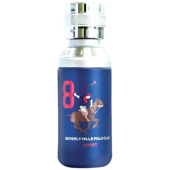 عطر بيفرلي هيلز بولو كلوب سبورت رقم 8 أو دو تواليت 100 مل للرجال