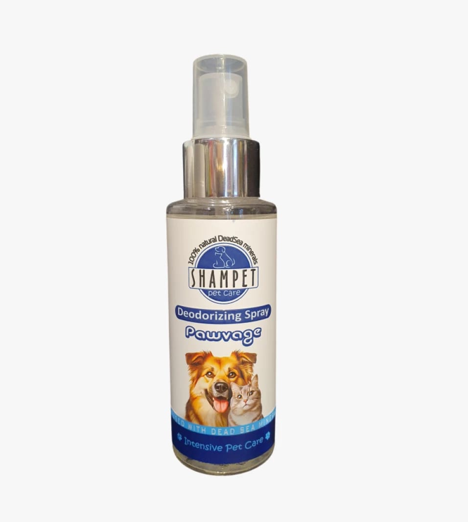 شامبت رذاذ معطر للحيوانات الأليفة برائحة معادن البحر الميت لإزالة الروائح الكريهة والحفاظ على النظافة
