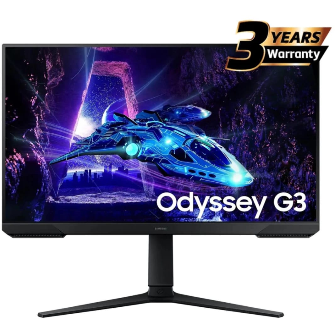 شاشة سامسونج أوديسي G3 (DG302) بتقنية FHD 180Hz VA وزمن استجابة 1 مللي ثانية، HDR10 وsRGB 95%، بدعم AMD FreeSync Premium - شاشة ألعاب مسطحة