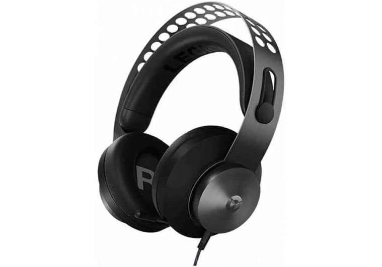 سماعة الألعاب لينوفو ليجيون H500 PRO 7.1 بصوت محيطي، ميكروفون مانع للضوضاء، وسائد أذن من الفوم والجلد الصناعي، طوق رأس من الفولاذ المقاوم للصدأ، لأجهزة الكمبيوتر، PS4، Xbox One، نينتندو سويتش، GXD0T69864، أسود