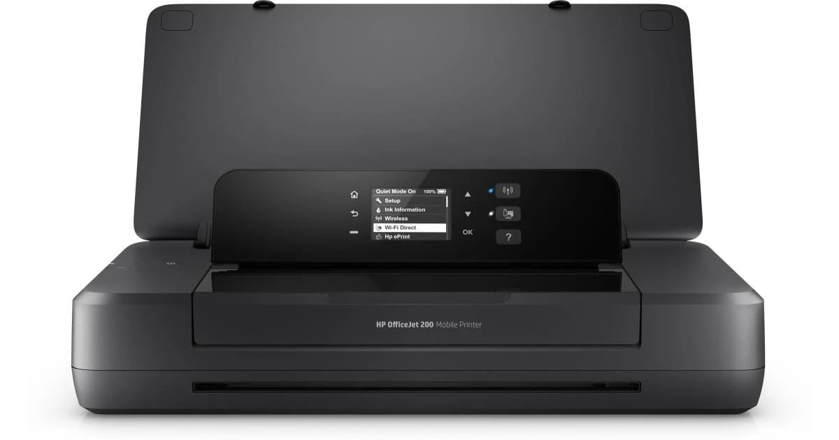 طابعة HP OfficeJet 202 المحمولة مع الطباعة اللاسلكية ونافثة الحبر المتنقلة