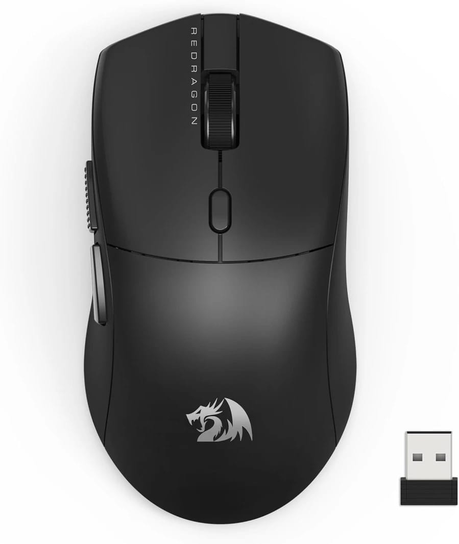 ماوس الألعاب من ريدراجون M815-STD سلكي/بلوتوث/2.4G - أسود