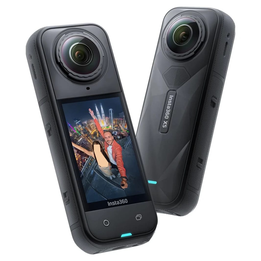 كاميرا حركة مقاومة للماء Insta360 X5 8K 360 - الرائدة في الإضاءة المنخفضة