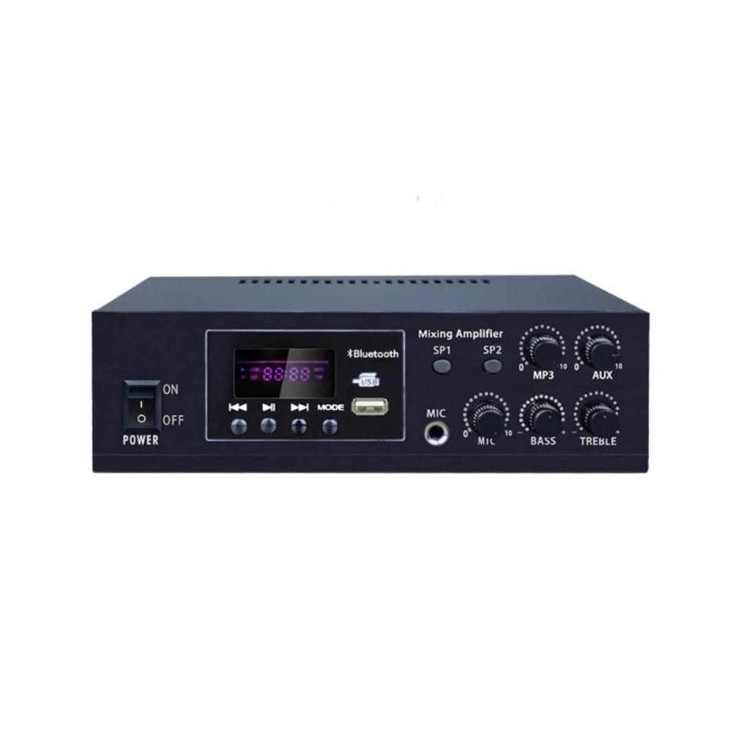 مضخم صوت BOLLA BL-50W بقدرة 50 واط مع منطقتين/بلوتوث/USB/مكبر صوت/AUX