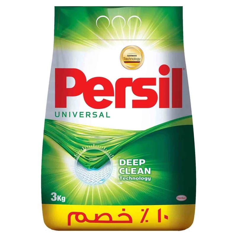 برسيل مسحوق غسيل بتركيبة تنظيف عميق رغوة منخفضة الأصلي 3 كجم، خصم 10%