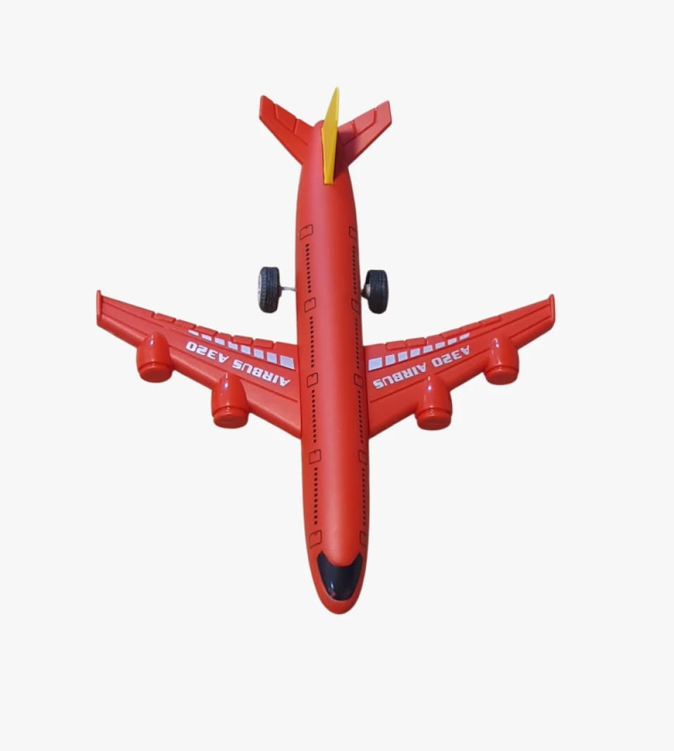 الطائرة لعبة إيرباص A320 للأطفال بألوان زاهية وتصميم ممتع، طائرة العاب عالية الجودة للصغار