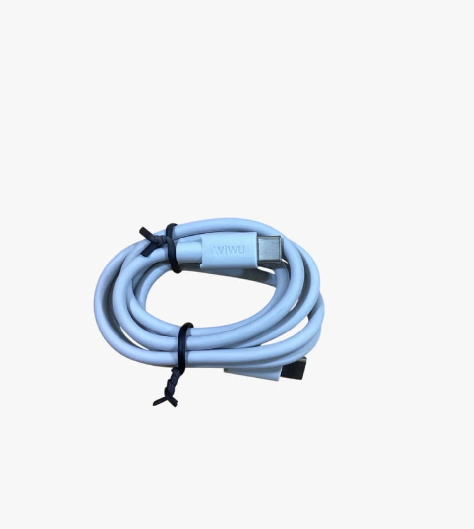 كابل شحن ونقل بيانات نوع سي USB-C عالي الجودة من ماركة WIWU بتصميم مثالي للمستخدمين العمليين