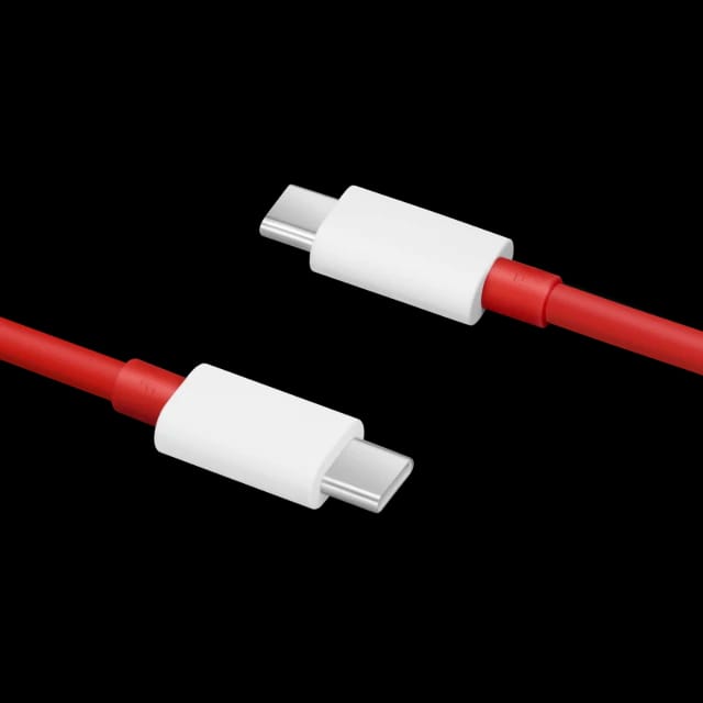 كابل OnePlus من نوع C إلى نوع C بطول 100 سم - أحمر