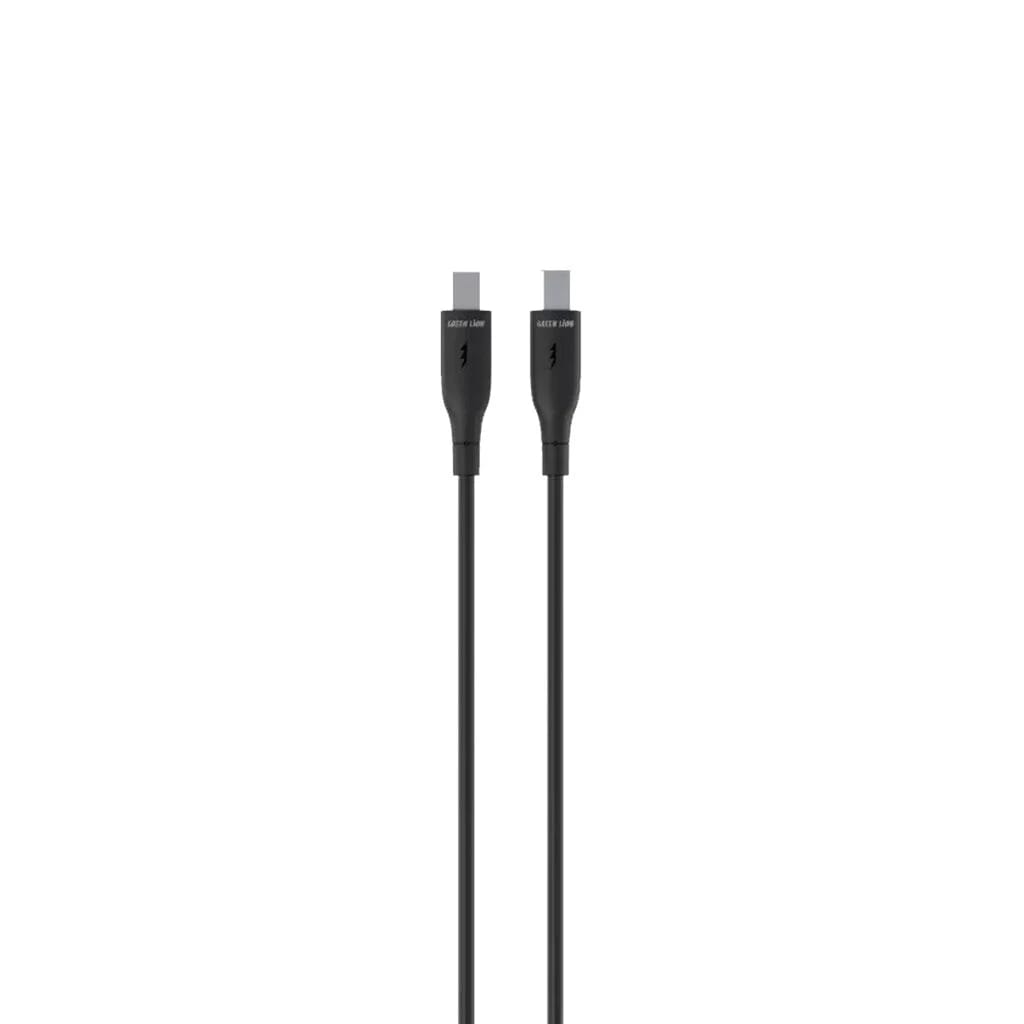 كابل جرين ليون USB-C إلى USB-C من PVC بطول 1 متر – أسود
