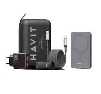 HAVIT STK088 EU KIT باور بانك - أسود للشحن السريع