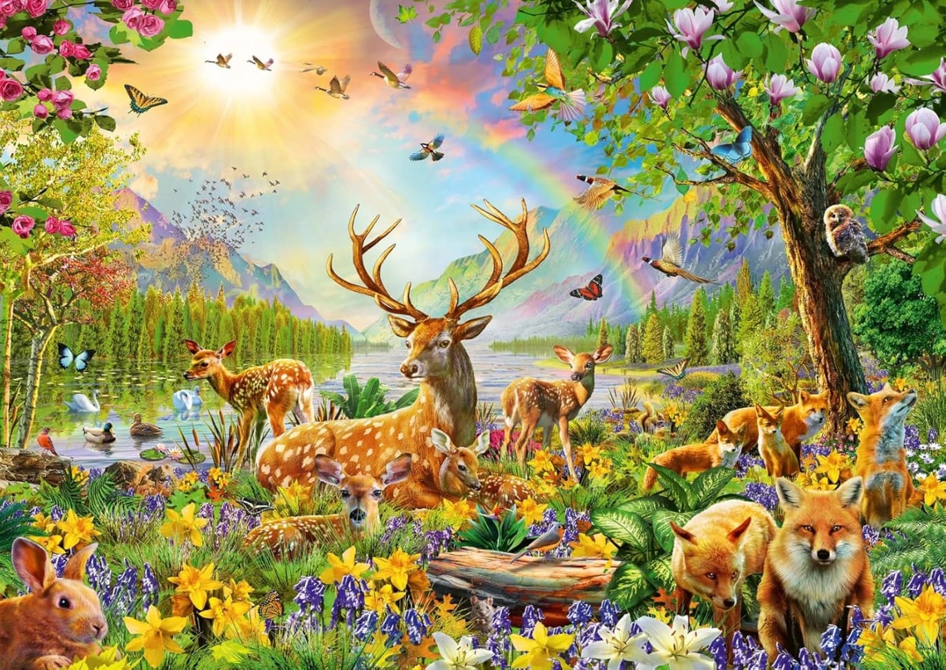 لغز قطع كبير 200 قطعة لغزل Ravensburger